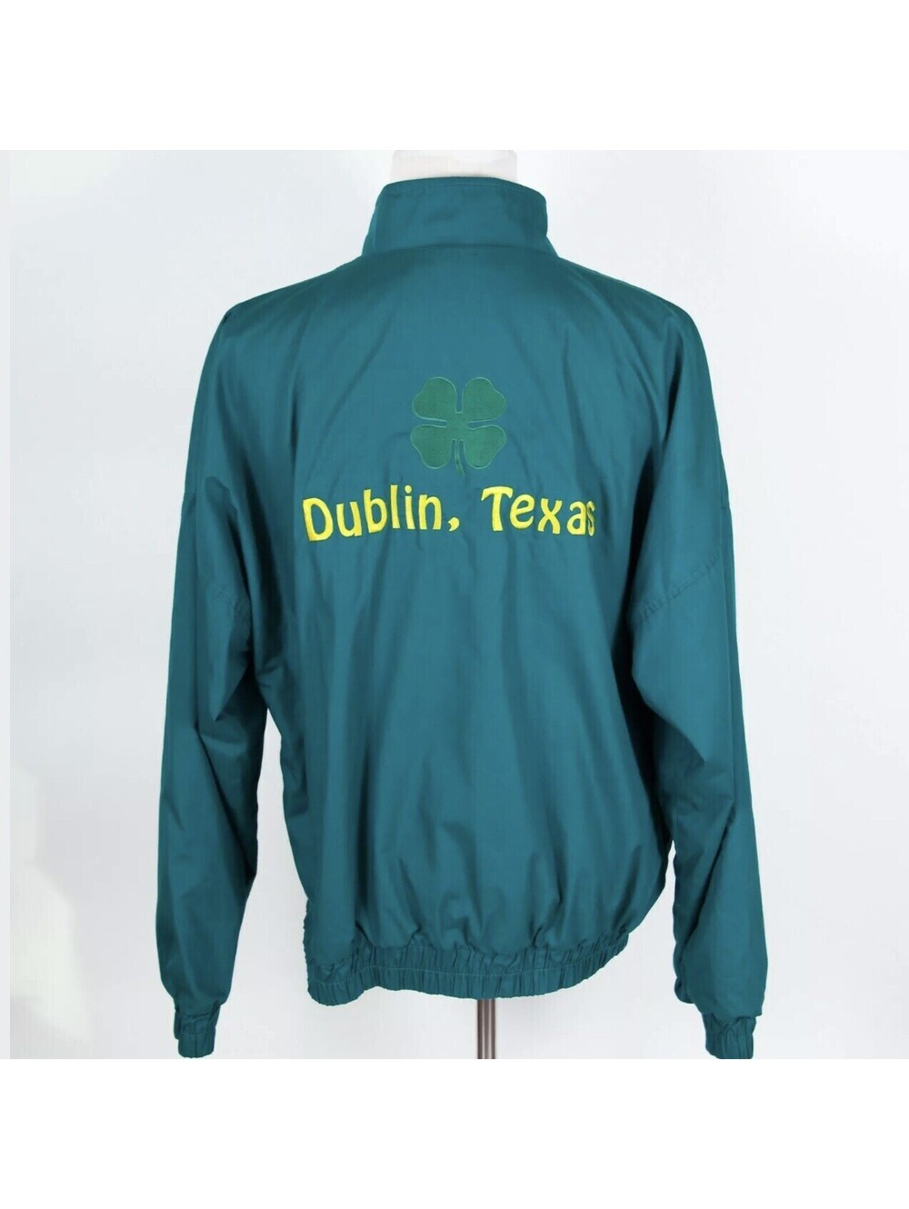 Vintage K Products Dublin Texas w/American Flag Patch Jacket XL